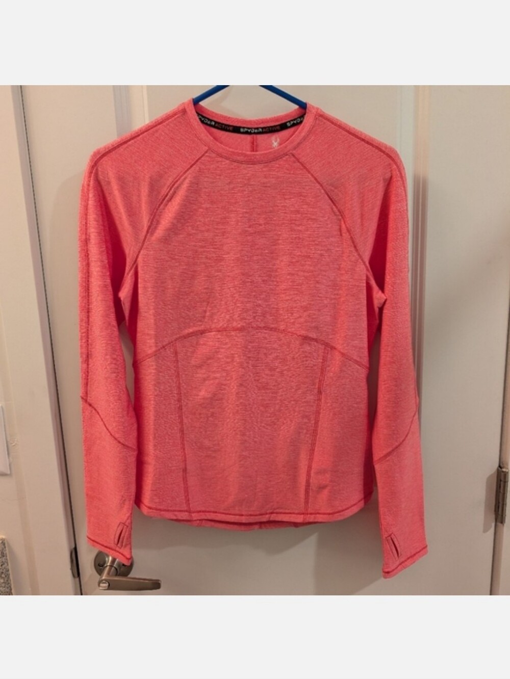 NWOT Women's Pink Lined Spyder Long Sleeve